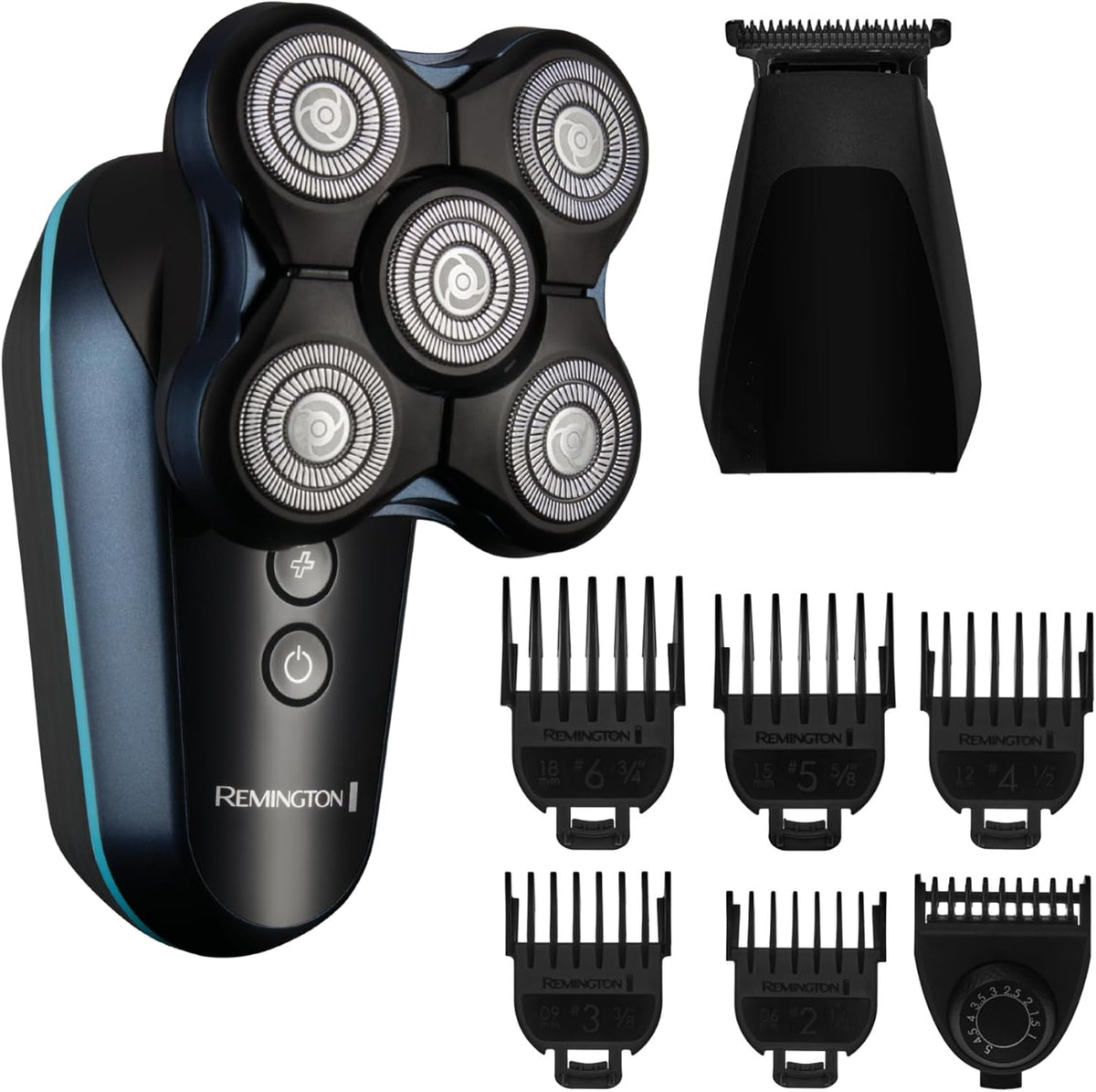 Remington Balder Head & Beard Shaver for Men, Rotary Wet & Dry Razor
