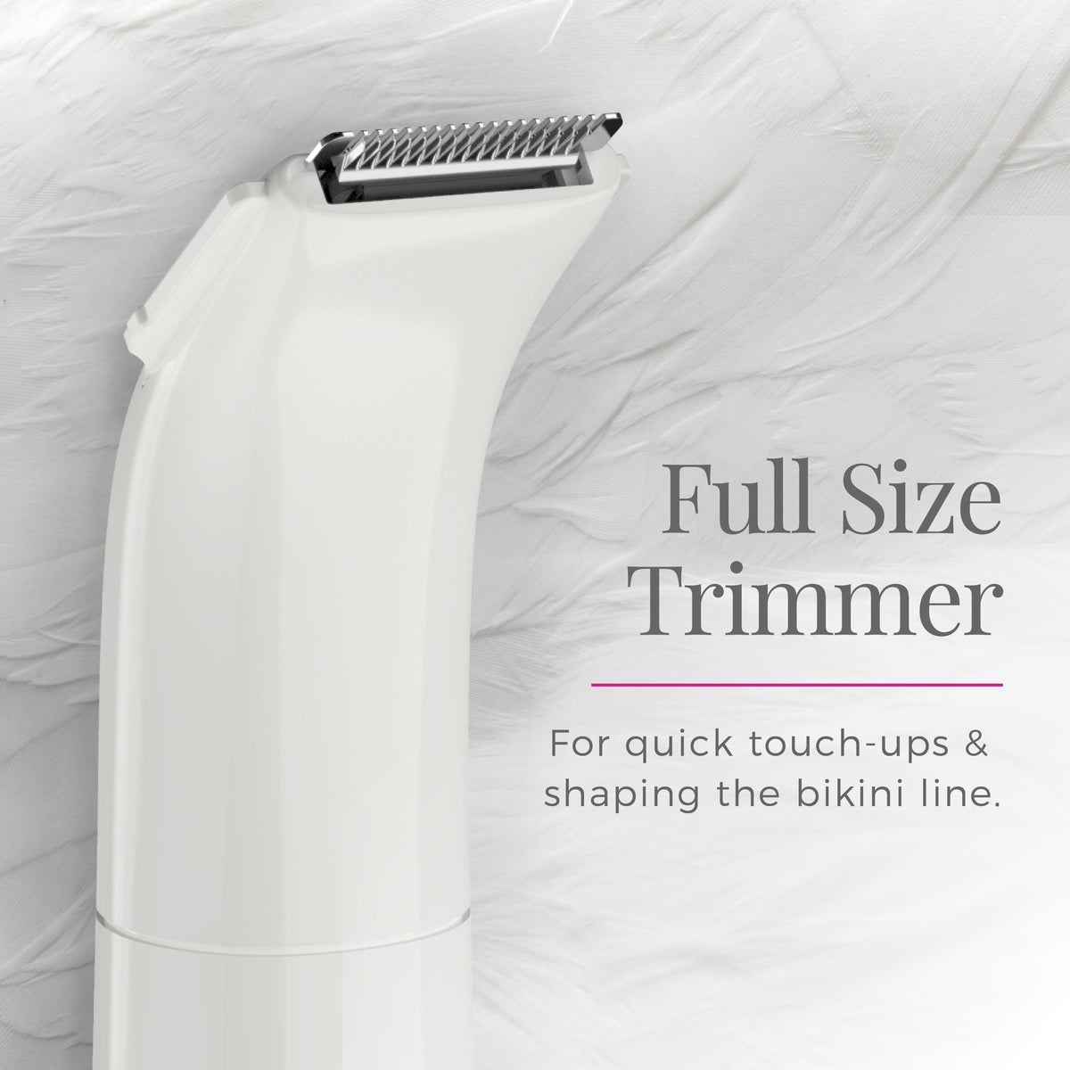 WPG4020FCDN White full-size trimmer with text on a white background