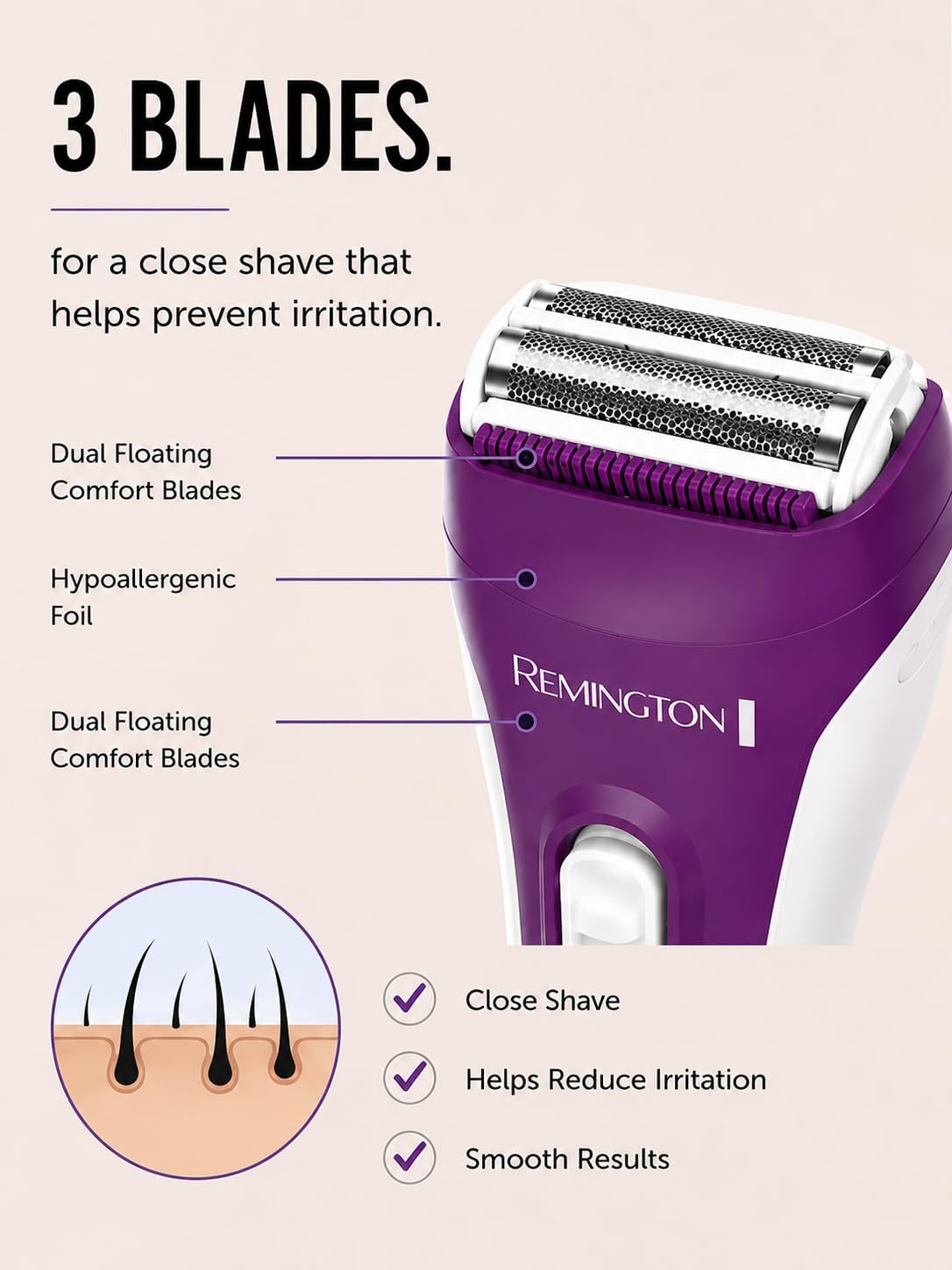 Remington Smooth & Silky Electric Foil Shaver