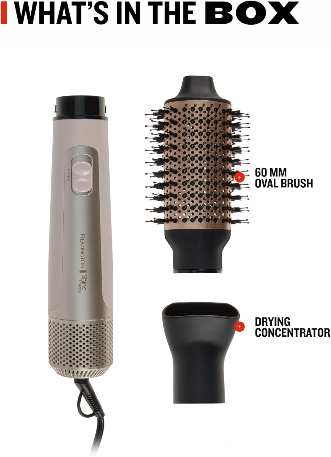 Shine Therapy 2.4” Hair Dryer Brush, Champagne