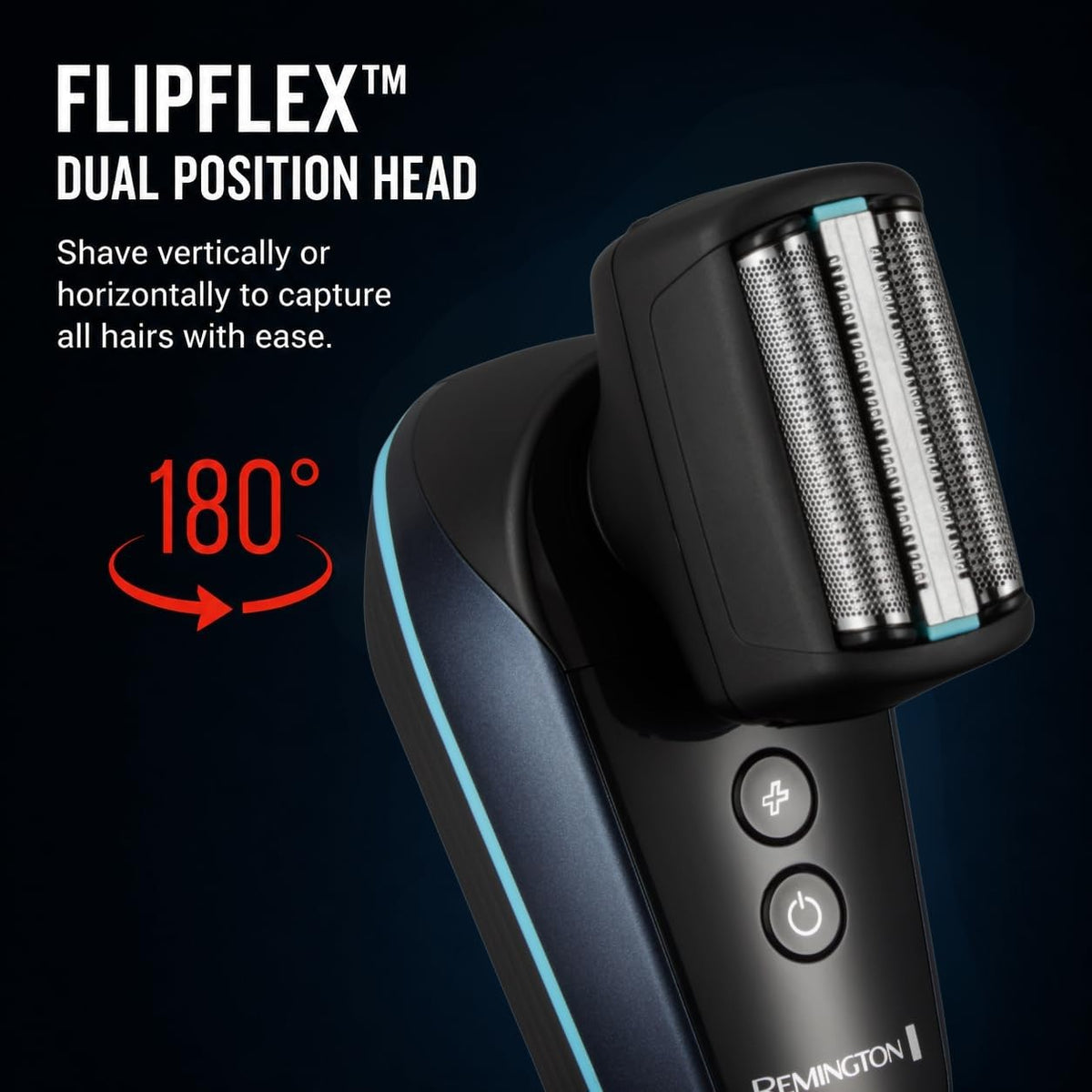 Remington Balder Head & Face Shaver for Men, Rotary Wet & Dry Razor