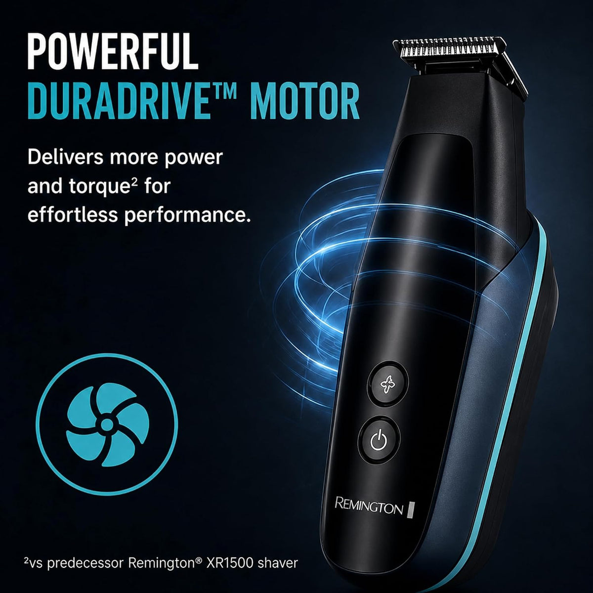 Remington Balder Head & Beard Shaver for Men, Rotary Wet & Dry Razor