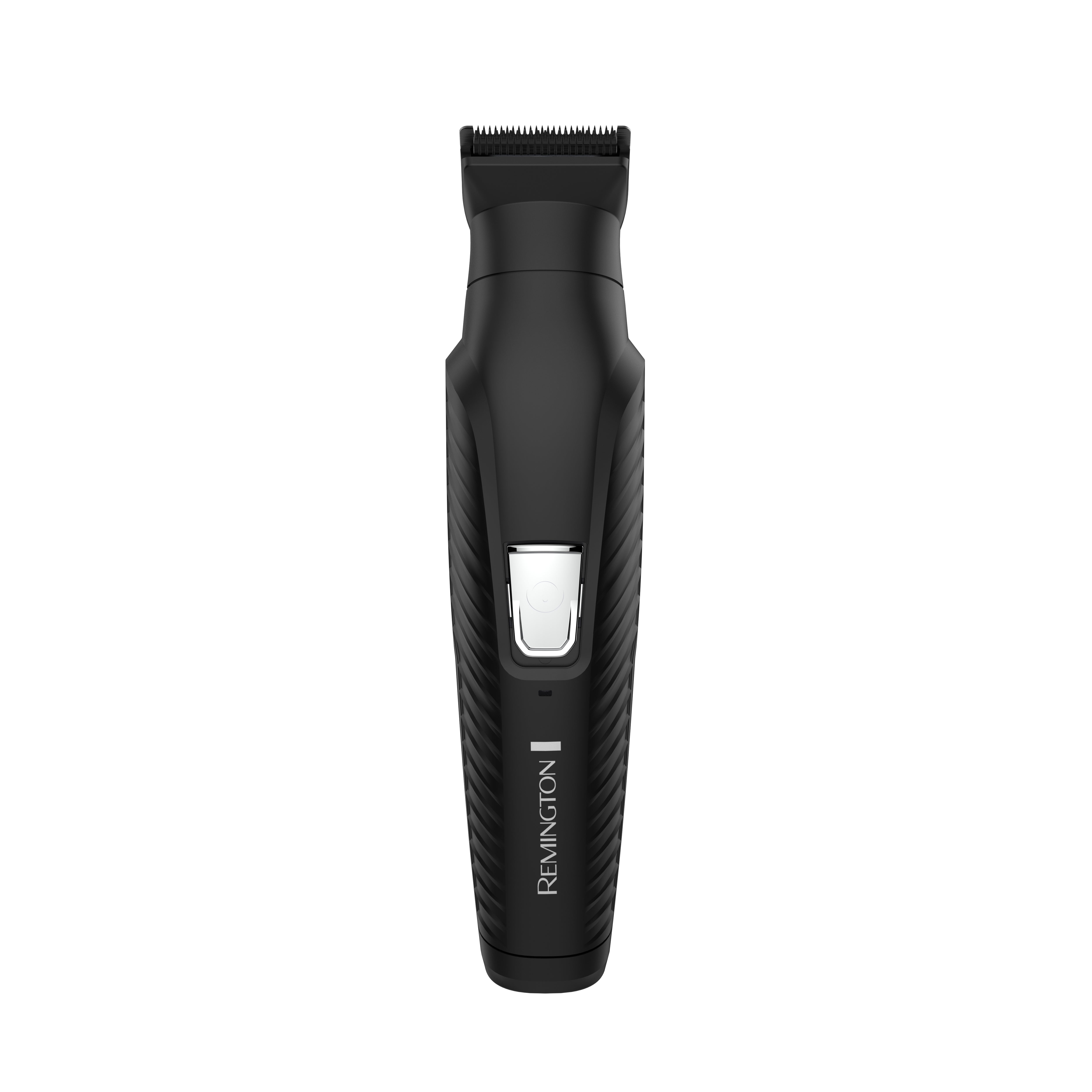 Black Remington grooming tool on a white background