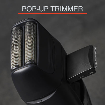 Pop-up trimmer with a dark background
