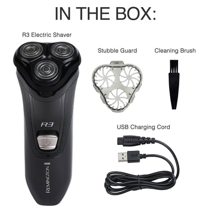R3 Style Series Rotary Shaver and what included in the box