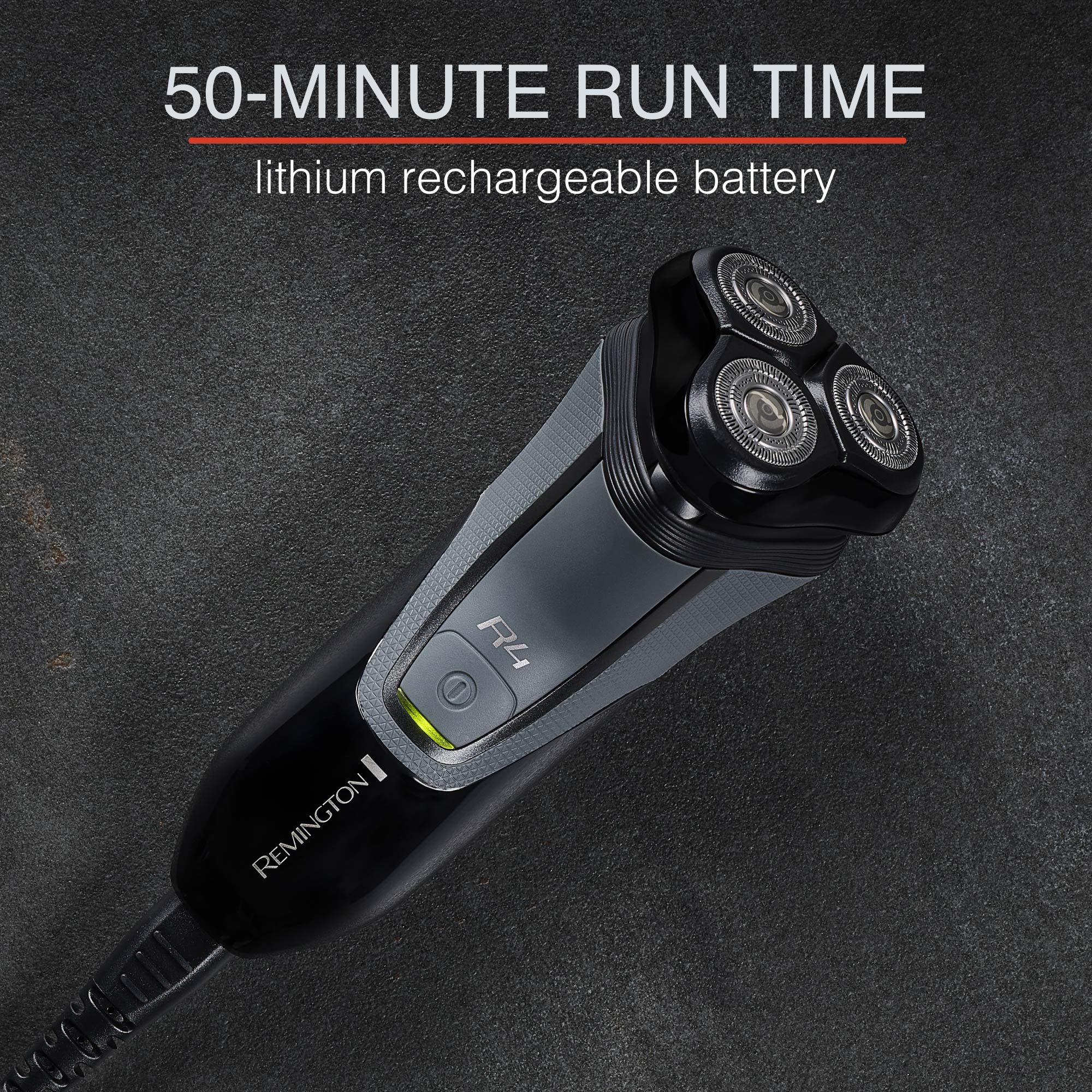 R4 Style Series Rotary Shaver charging battery- 50 minute run time
