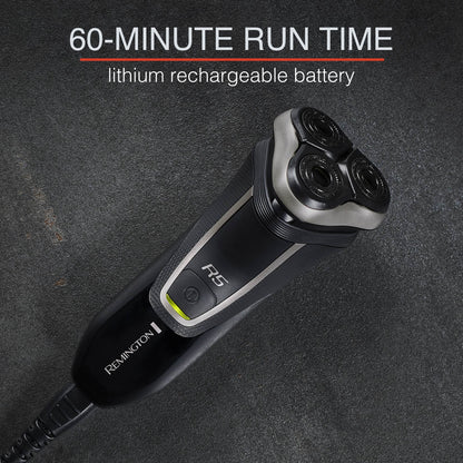 R5 Style Series Rotary Shaver charging- 60 minute run time