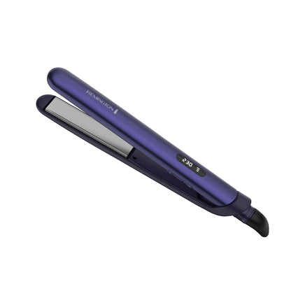 S9350NA Gloss™ 1" Flat Iron with digital display on a white background
