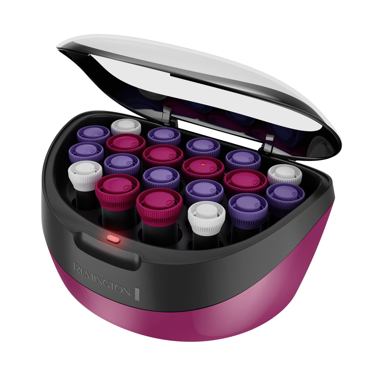 Remington Compact Hot Rollers with Pink and White Design Compact Hair Setter Hot Rollers – Remington main image 3